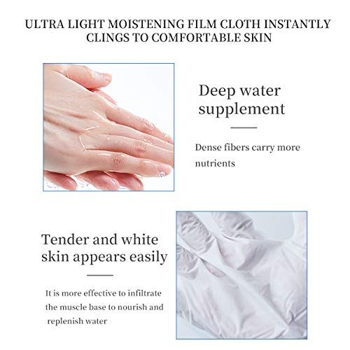 PURERAKA Hand Mask Moisturizing Gloves For Dry Hands Hand Mask Hydrating Hand Mask for Women & Men 2 Pairs - Image 5