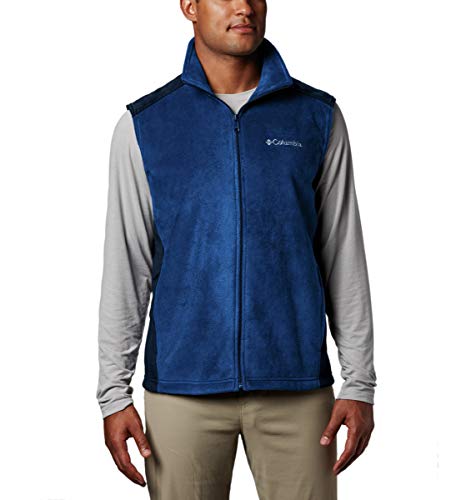 Columbia Men's Big and Tall Steens Mountain Classic Fit Soft Fleece Vest, Azul/Collegiate Navy, 5XT