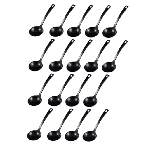 KAILIKETIY 18個 使い捨て大さじスプーン 耐久性家用スープ お粥用レードル 滑らかな表面で持ちやすく清潔簡単調理器具