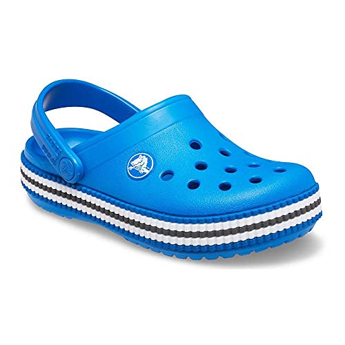 Image of Crocs 207008 Kids' Crock Band Varsity Clog K Sandals - blue