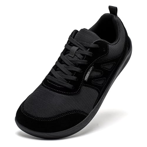 HOBIBEAR Unisex Wide Barefoot Shoes for Men Women Minimalist Athletic Trail Running Outdoor Walking Shoe
