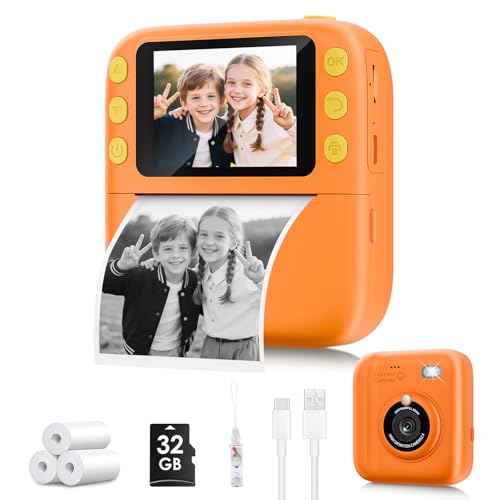 Instant Print Camera for Kids, Christmas Birthday...