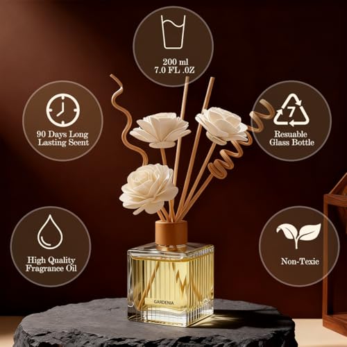 Difusor de varillas Bamboo Rain & Lavanda 200ml 2 unidades miniatura 7