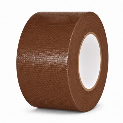 Image of GGR Supplies CDT-36 Industrial Grade Cloth Duct Tape, Dark Brown 3 Inch x 60 Yards, Waterproof UV Resistant Heavy Duty, Clean Removal with No Sticky Residue for Repairs, Packaging, and Bundling