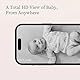 OWLET Cam 2 - Babyphone mit Kamera - mobiles Videobabyphone- steuerbar via App, reagiert auf Bewegung und Weinen des Babys, Weiss … selte HD-Videos - mit Smartphone abrufbar, Weiss