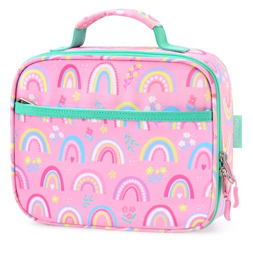 Best Lunch Boxes for Kindergarten: Durable, Leak-Proof, and Kid-Friendly Picks 10 mibasies Kids Lunch Box for Girls Toddler, Insulated and Reusable Lunch Bag for School, Pink Rainbow