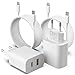 Produktbild [MFi Certified] 2Port iPhone Schnellladegerät mit USB-C und USB-A, 2 Pack 20W USB C Ladegerät und iPhone Schnellladekabel USB c 2M für iPhone 14 Pro Max 13 12 11 XS Max Samsung Android Adapter