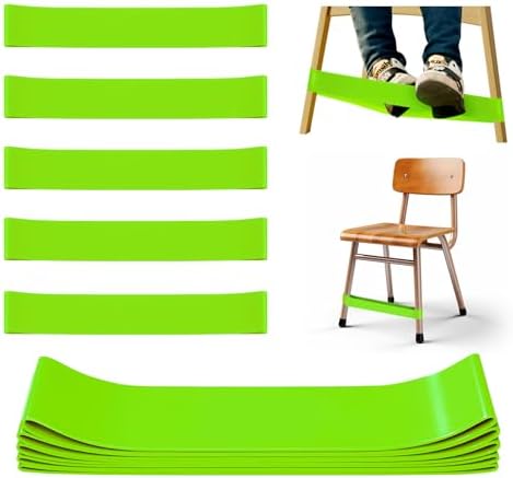 WNSIRVY 5 Pack Chair Bands for Kids with Fidgety Feet, ADHD Tools...