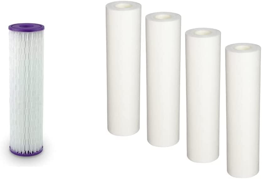 CFS 1 cartucho de filtro de agua compatible con el modelo EQ-PFC.35 y paquete de 4 prefiltros de sedimentos compatibles con el modelo EQ-304 -