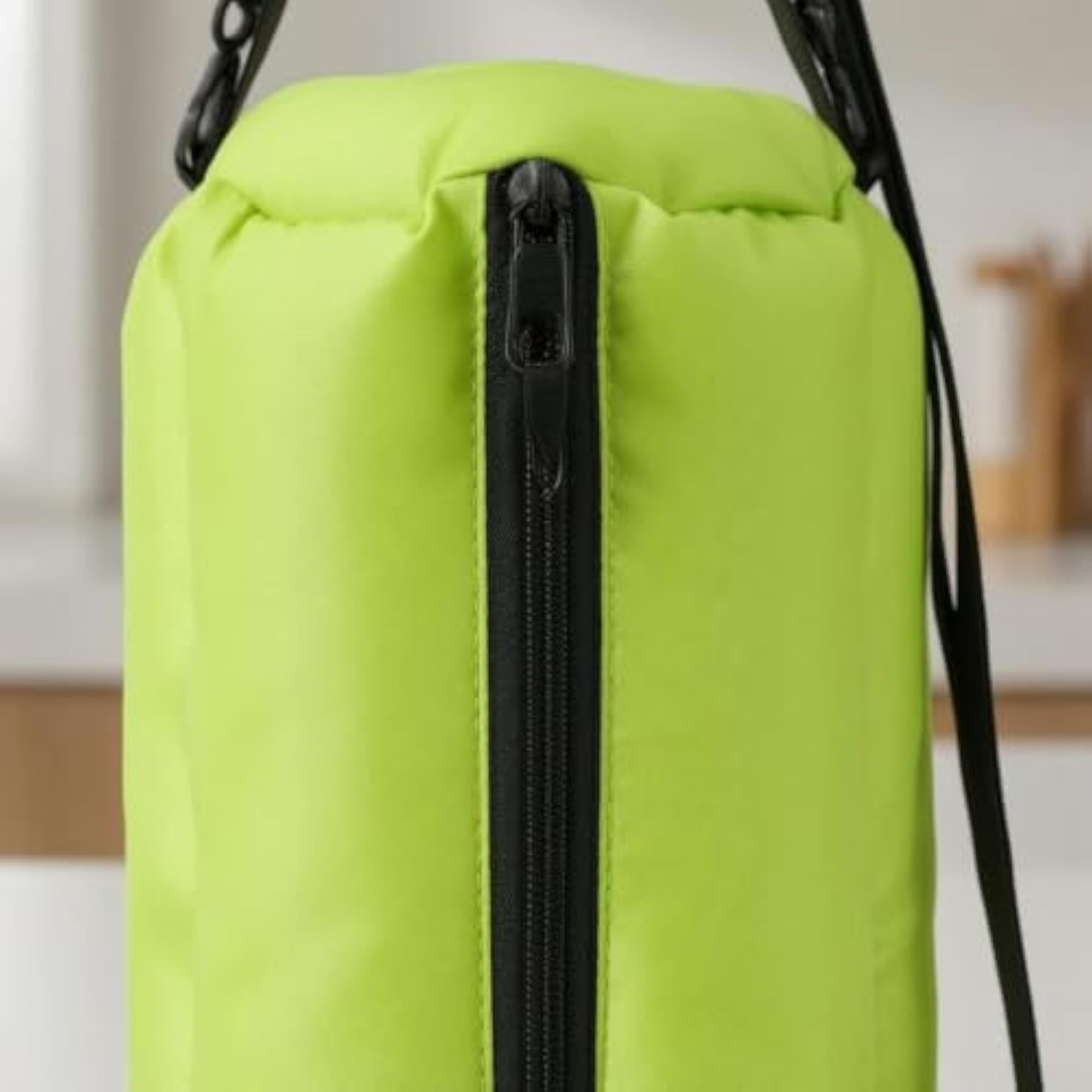 Insulated Water Bottle Carrier Bag, Fruit Green
