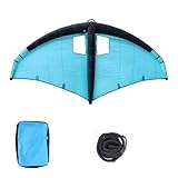 【AILE DE SURF ADAPTÉ AUX DÉBUTANTS POUR UN APPRENTISSAGE FACILE】Spécialement conçue pour les surfeurs débutants et les clubs d'entraînement, cette aile de surf gonflable offre un contrôle et une stabilité sans effort, aidant les débutants à maîtriser le surf sur les vagues et le vent en toute confiance. Idéale pour un développement progressif et sûr des compétences sur l'eau.
