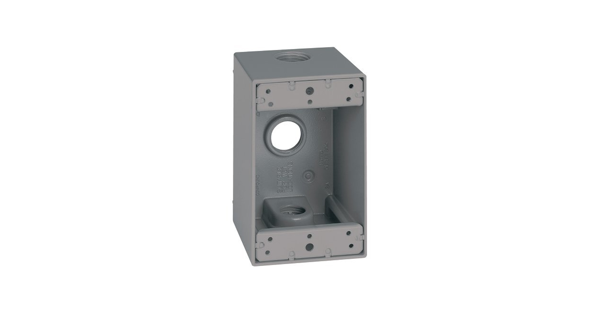 Sigma Electric 4-1/2 in. Rectangle Metallic 1 gang