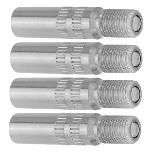 BRIGHTFUFU 4Pcs Tire Valve Stem Extenders Chrome Plated Copper Valve Extensions for Easy Air Inflation Convenient for Cars Motorcycles and Bicycles Solves Inflation Issues Comfortable
