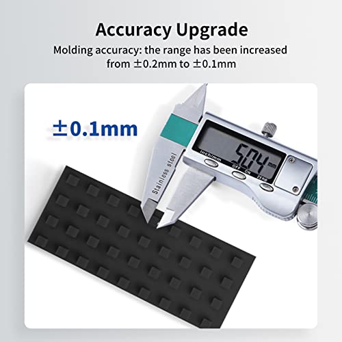 Image of ANYCUBIC Upgraded Standard 3D Printer Resin, 405nm SLA Fast UV-Curing Resin, High Precision & Rapid Photopolymer for 8K Capable LCD /DLP /SLA 3D Printing (Black, 1000g)