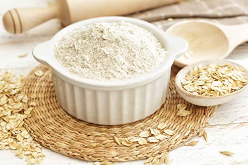 Image of A D Food & Herbs Organic Oats Flour /Atta Freshly Milled, Protein Rich, High Fiber, No Maida | Natural Oats Flour Atta (250 Gms)