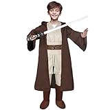 SOOFILM Knight Costume Tunic Uniform Hooded Robe Set with Sword Halloween Knights Cosplay Outfit (Medium)