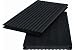 Produktbild WPC Massivdiele WoodoKosXXL 20 x 200 mm, 4 m lang, anthrazit geriffelt/glatt, beidseitig begehbar