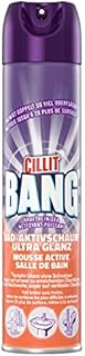 CILLIT BANG Active Foam Soap Scraps & Shine - Ultra Effective Foam Cleaner for Shower and Bathroom - Cleaning Without Wiping - 1 x 600 ml