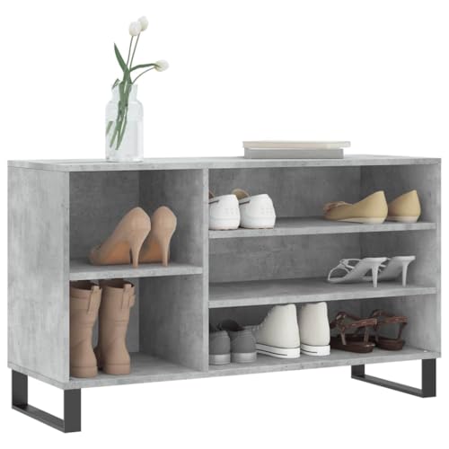 Armoire à chaussures gain de place avec 5 compartiments gris