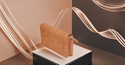 Image of Sukeshcraft Multiple Cheque Book Holder | Original PU Holds Upto 8 Cheque Books, Sensa Tan