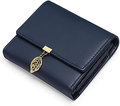 GOIACII Ladies Purse, Leather Women's Wallet RFID Blocking Long Purse Heart-Shaped Pendant Zipper Coin Purse with Multiple Card Slots and Card Holders Phone Pocket