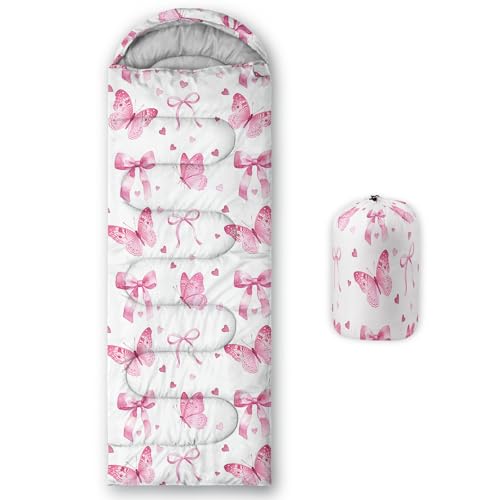 Image of QOOMO Camping Sleeping Bags,3 Season Warm & Cool Weather,Lightweight,Waterproof Sleeping Bags for Adults & Kids,Traveling,and Outdoors,Camping Gear Equipment