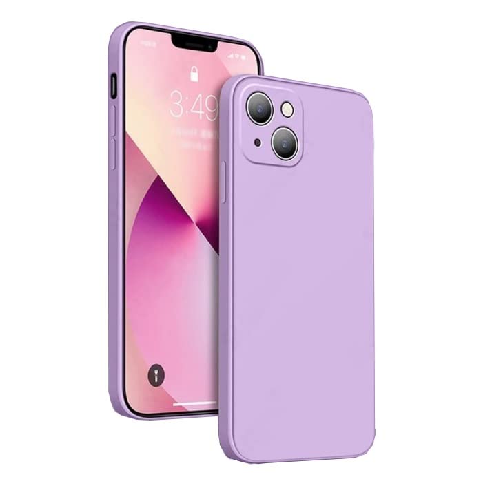 MOBITUSSION Shockproof Microfibre Lining Smooth Liquid Silicone Case with Camera Protection Back Cover Compatible for iPhone 14 Plus (Liquid Silicone Lilac Purple) (B0BQF7MBZ6) Amazon Price History, Amazon Price Tracker