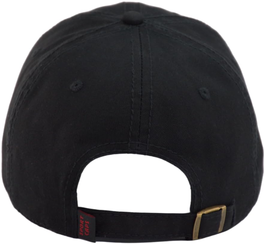 Image of TSSGBL Vintage Cotton Washed Baseball Cap S to XXL Unstructured Low Profile Adjustable Distressed Dad Hat for Men Women
