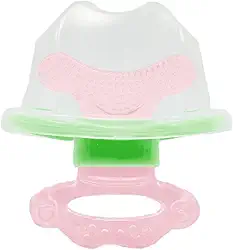 Mordedor com Massageador de Gengiva, BUBA, Rosa