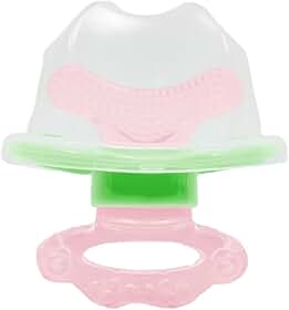 Mordedor com Massageador de Gengiva, BUBA, Rosa