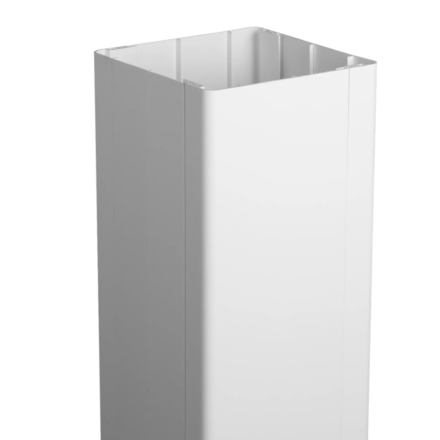 Weatherables 6x6 Vinyl Post Wrap – Weatherproof Premium Outdoor Vinyl Porch Post Wrap for Quickly Refreshing Existing Deck, Patio, and Porch Posts (6"x6"x96", White)