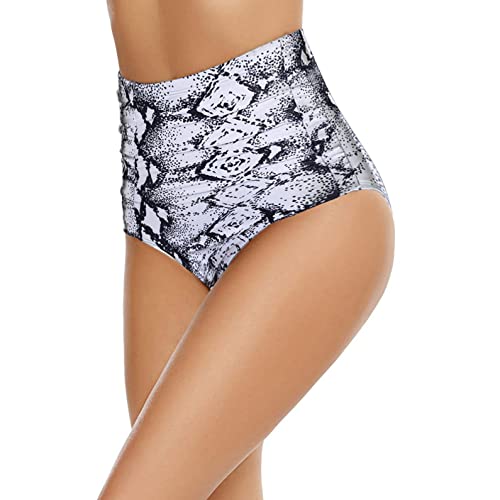 Pantalones cortos de natación para mujer, pantalones cortos para mujer, traje de natación de una pieza con pantalones cortos, estilo casual, talla 18, bikini, ciclismo, blanco, M