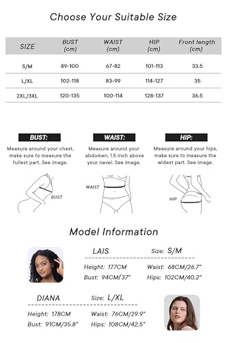 Piannao Shapewear Damen Body Shaper Bauchweg Bodysuit Formend mit atmungsaktiven Materialien und verstellbarer Bequemlichkeit