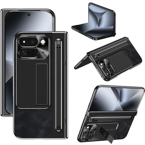 Étui Google Pixel 10 Pro Fold NINKI noir avec porte-stylet et béquille invisible
