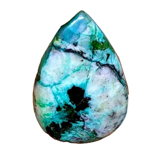 Cabochon dioxyde d'azurite naturel haut de gamme 34x23mm pour joaillerie