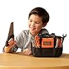 JAKKS Pacific Black + Decker Junior Tool Bag 13 Piece Set - Includes Hammer, Hand Saw, Screw Driver & More! #1
