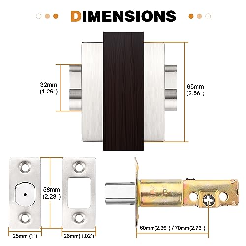 Verrou dormant double cylindre pour sécuriser porte extérieure - 4