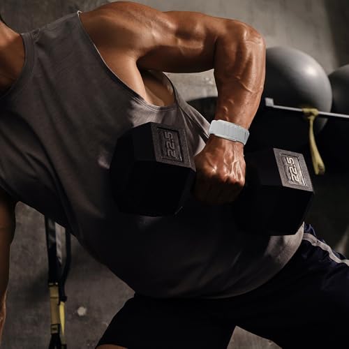 Image of omee Silicone Sport Band Compatible with Whoop 5.0 Band Strap Men Women, Breathable Sport Adjustable Waterproof Replacement Wristbands Straps for Whoop 5.0 Silicone Bands
