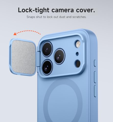 Image of SURITCH for iPhone 18 Pro Case for MagSafe, Camera Cover, Light Blue