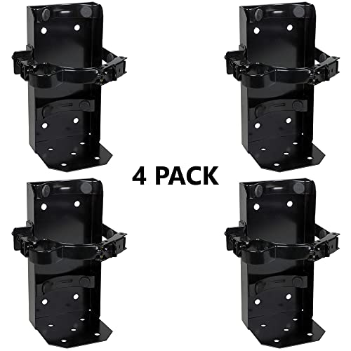 (4 Pack) 10Lb Metal Universal Running Board Heavy Duty Vehicle Fire Extinguisher Mount 809