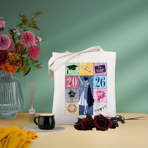 Bolso tote para graduación senior 2026 miniatura 6