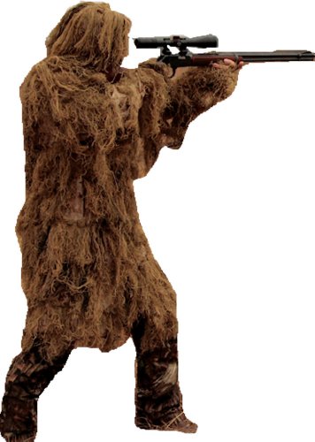 Red Rock Outdoor Gear 2-Piece Ghillie Suit Parka, Desert, X-Large/XX-Large