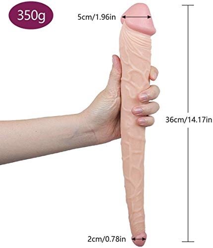 MYXFST Cozy 14 inch Ultra Real Double Surprise Head Important Day Gift Soft