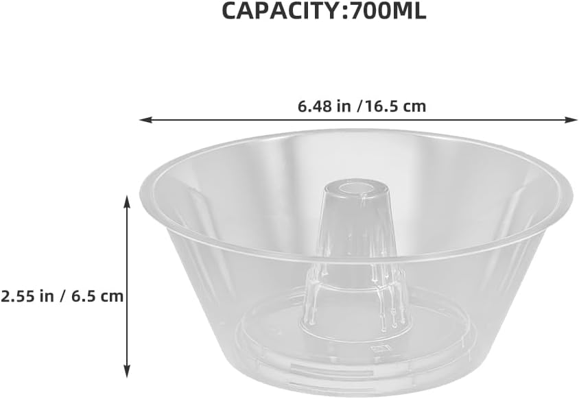 Yardwe Snack Cup, 20pcs Disposable Plastic Snack Bowl Portable Tray for Popcorn Fries Chicken Beverages for Movies Parties and Outdoor Picnics