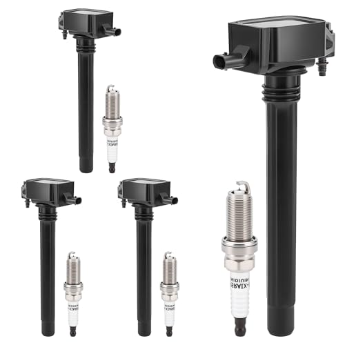 PZ Ignition Coil Pack and Iridium Spark Plugs Compatible with