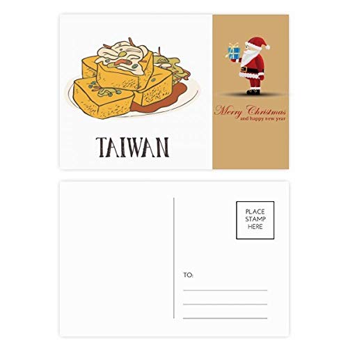 Cartes postales Taiwan Père Noël Snake Food en édition cartonnée
