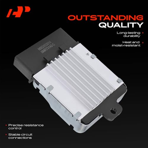 Image of A-Premium Front HVAC Blower Motor Resistor Compatible with Lexus & Toyota | for RX300 1999-2003, IS300 2001-2005, Land Cruiser 1998-2007, SC430 2002-2010, LS400 1998-2000, GS300, GS400, GS430
