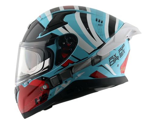 Image of Axor Helmets Apex Hex-2 Helmet (Hex Blue & Red XL)
