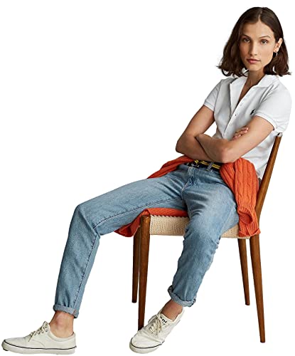 POLO RALPH LAUREN Women's Slim Fit Mesh Polo Shirt3