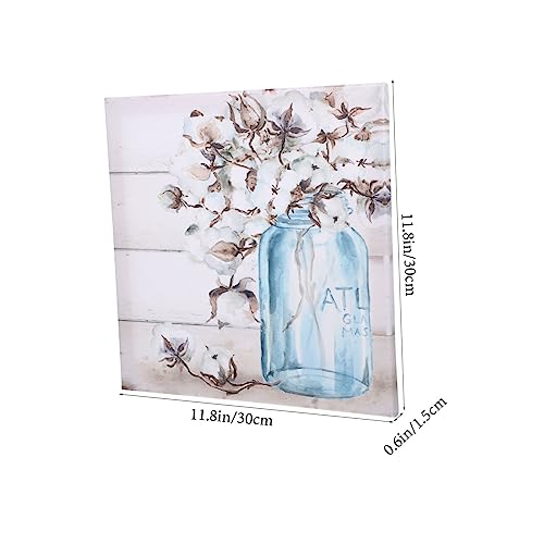 decoratief schilderij woonkamer canvas kunstposter bloemen canvas print plantendecor ornament groene bladeren schilderijen groene planten schilderijen frameloos bloem schilderij - Afbeelding 5